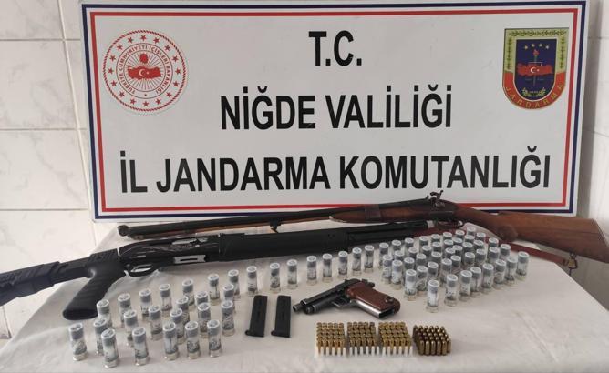 Niğde’de ruhsatsız silah operasyonu