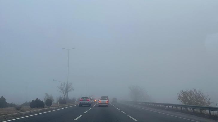 Kayseri’de yoğun sis etkili oldu