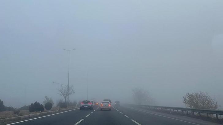 Kayseri’de yoğun sis etkili oldu