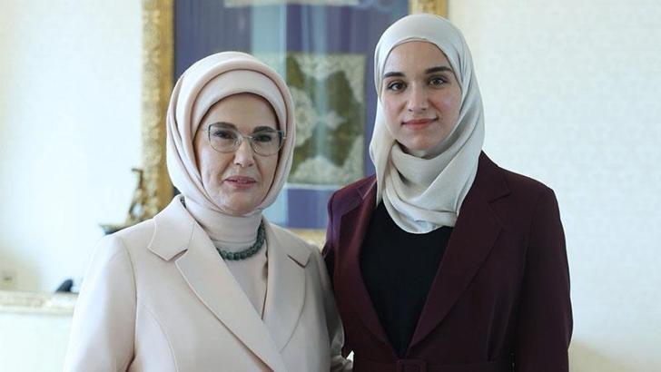 Emine Erdoğan, Suriye Cumhurbaşkanı Şara'nın eşi ile görüştü