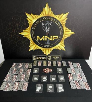 Malatya'da uyuşturucu operasyonuna 3 tutuklama