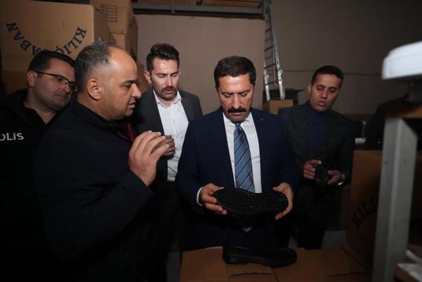 Hatay Valisi Masatlı, Reyhanlı’da ayakkabıcılar sitesinde inceleme yaptı