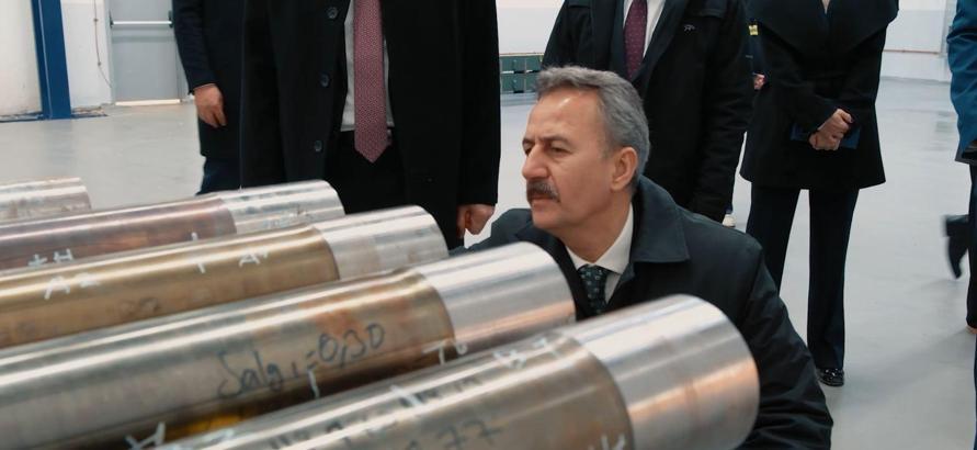 Savunma Sanayii Başkanı Görgün, mühimmat ve barut üretim tesislerini inceledi