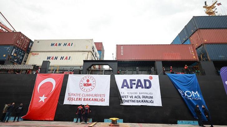 Mersin'den Sudan’a yardım gemisi yola çıktı