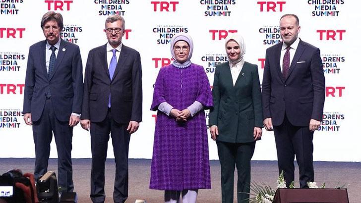 Emine Erdoğan, TRT Uluslararası Çocuk Medyası Zirvesi’ne katıldı