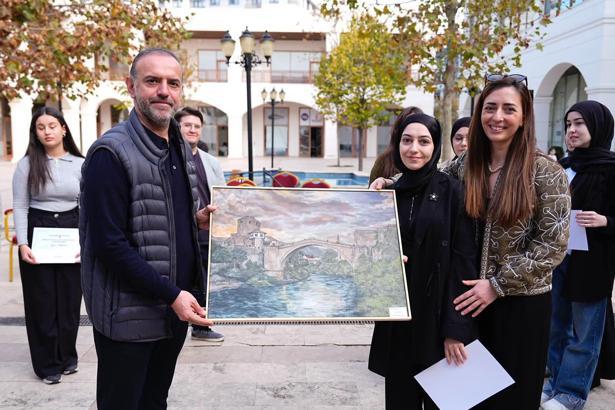 Sancaktepe’de öğrencilerin hazırladığı eserler sergilendi