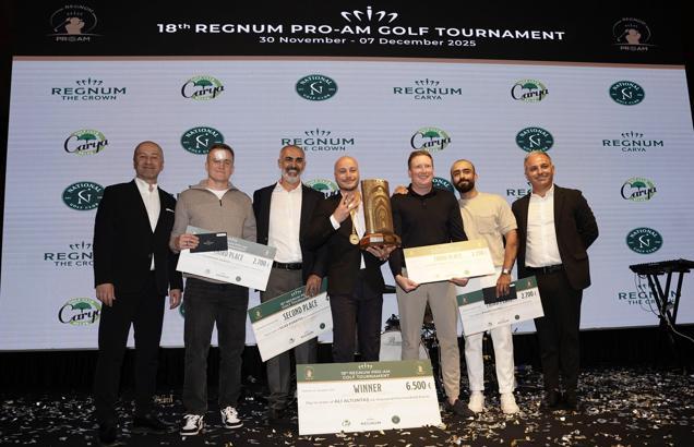 Regnum Carya Pro-Am Golf Turnuvası'nın şampiyonu Ali Altuntaş