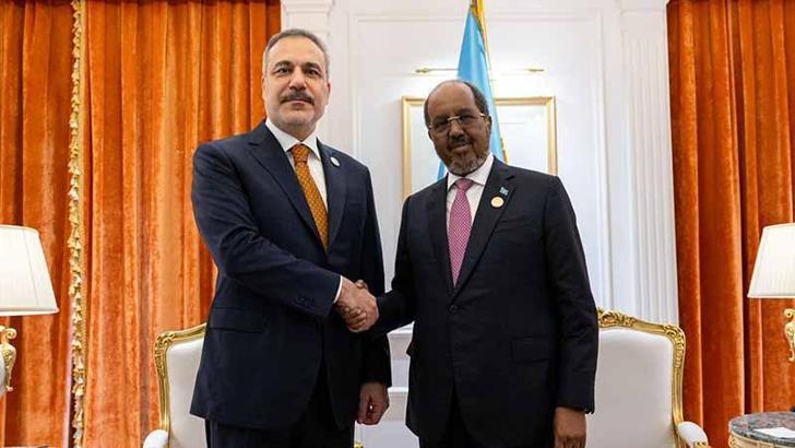 Bakan Fidan, Somali Cumhurbaşkanı Mahmud tarafından kabul edildi