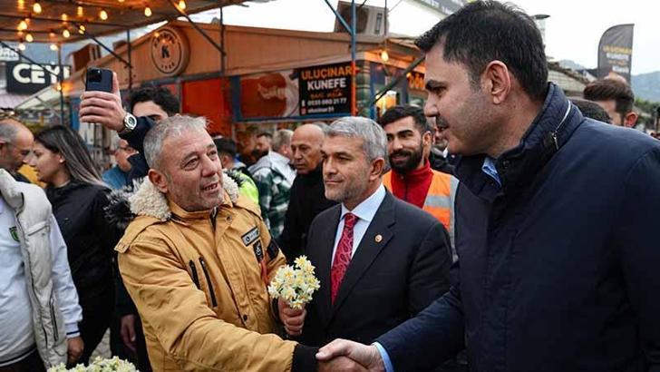 Bakan Kurum, Hatay'da incelemede bulundu