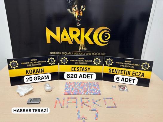 Mardin'de uyuşturucu operasyonu: 3 gözaltı