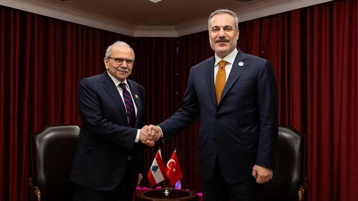 Dışişleri Bakanı Fidan, Lübnan Başbakanı Selam ile görüştü