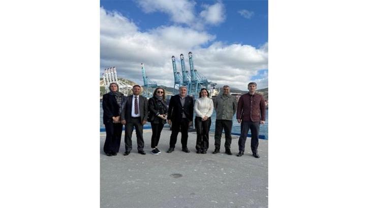 OMSAN Yönetim Kurulu Başkanı Ergun Arıburnu, Tanger Med Limanı’nı inceledi