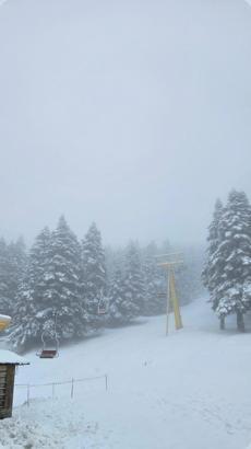 Uludağ’da kar kalınlığı 18 santimetreye ulaştı