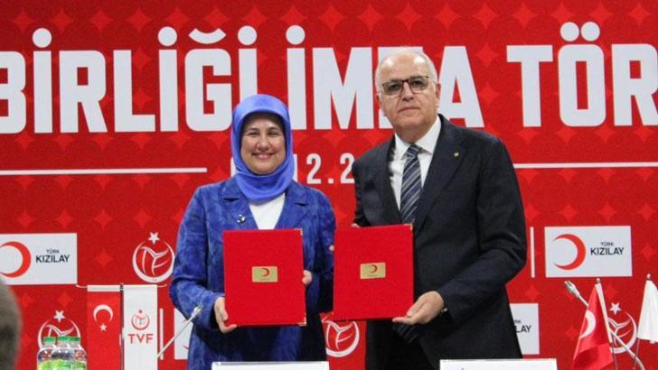 Türk Kızılay ve TVF'den iş birliği protokolü