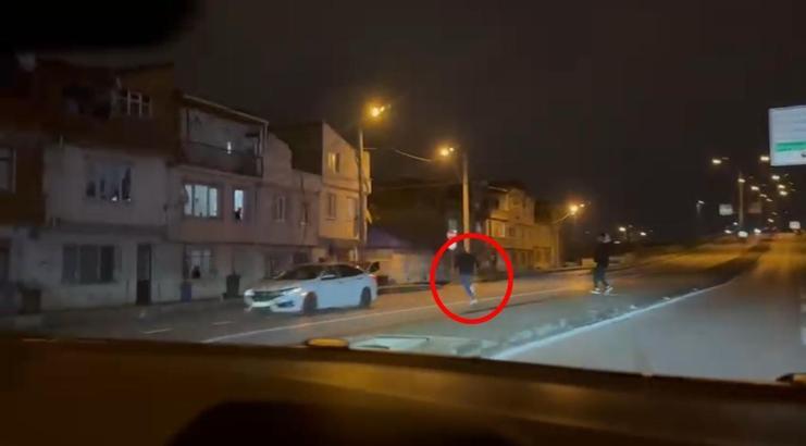 Gasbettiği taksiyle kaza yapınca yaya olarak kaçmaya çalışan şüpheli yakalandı