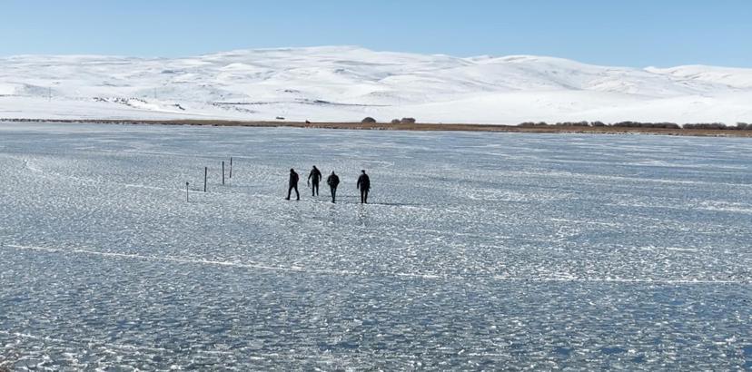 Sıcaklıklar mevsim normali üzerinde; Çıldır Gölü de donmadı / Ek fotoğraflar