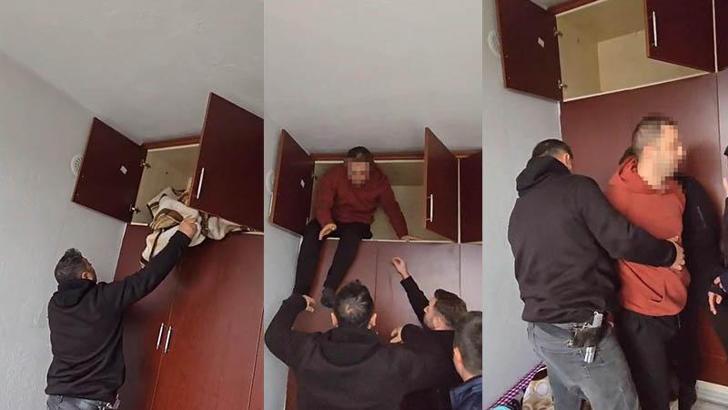 49 suçtan aranan şüpheli, gardıropta yakalandı