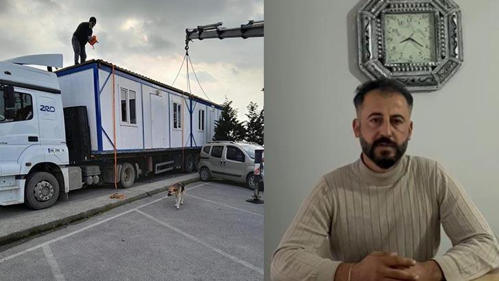 Depremde işçiye verilen konteyner için icra takibi