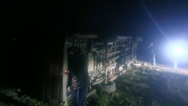 Ankara'da işçi servisi devrildi: 14 yaralı