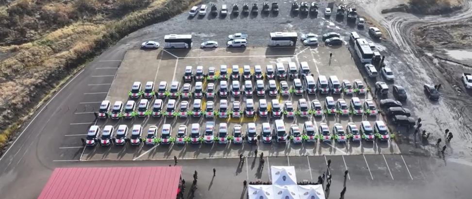 Şırnak’ta emniyet ve jandarmaya 159 yeni araç hizmete alındı