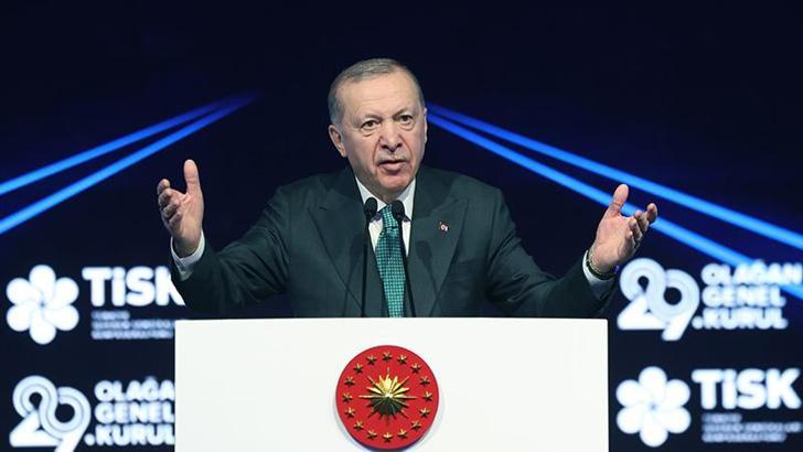 Cumhurbaşkanı Erdoğan: Asgari ücrette TİSK heyetinden ellerini taşın altına koymalarını bekliyorum