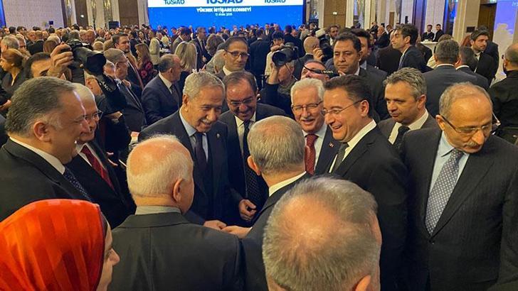 TÜSİAD üyeleri, Yüksek İstişare Kurulu toplantısı öncesi Ankara’da bir araya geldi