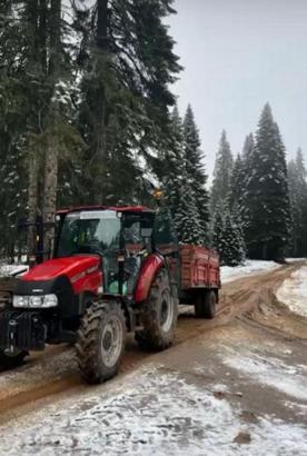 Bartın'ın yüksek kesimlerine ilk kar düştü