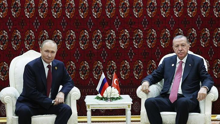 Türkmenistan'da Erdoğan-Putin zirvesi