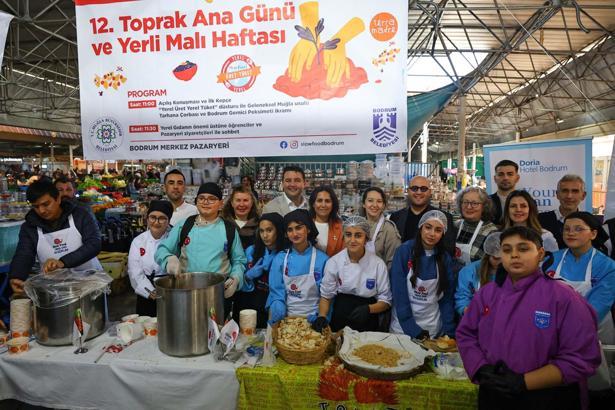 Bodrum'da 12. Toprak Ana Günü ve Yerli Malı Haftası kutlandı