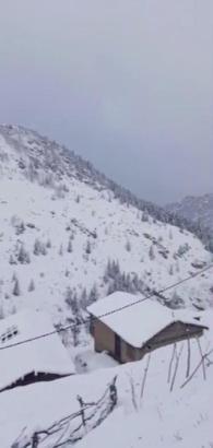 Rize’nin yüksekleri beyaza büründü