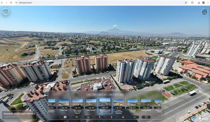 Büyükşehir Belediyesi, ‘360° Kayseri Projesi’ni hizmete sundu