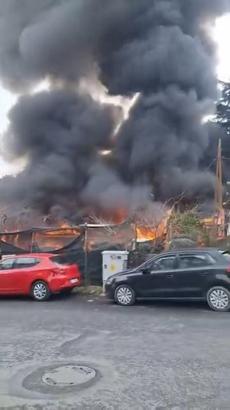 İstanbul- Sarıyer'de iş yerinde yangın -1