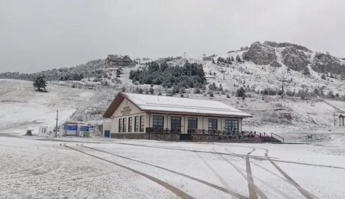 Keltepe, beyaza büründü