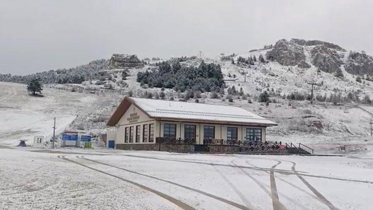 Keltepe, beyaza büründü
