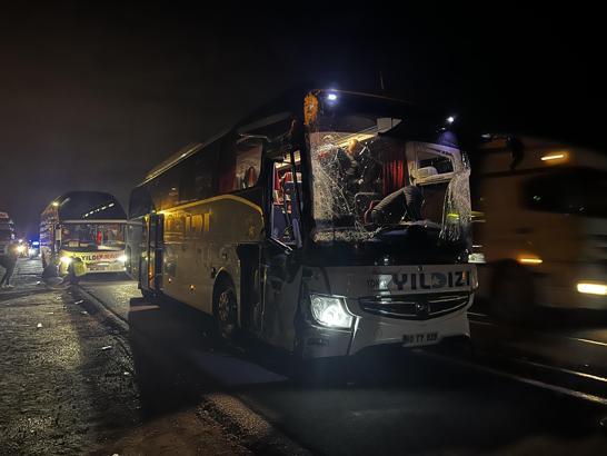 Kayseri’de 4 aracın karıştığı kazada 7 kişi yaralandı