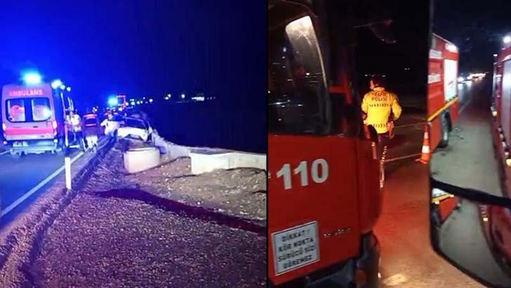 Diyarbakır’da 2 otomobil kafa kafaya çarpıştı: 4 yaralı