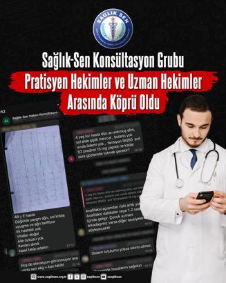 Sağlık-Sen Konsültasyon Grubu, pratisyen hekimlere destek sağlıyor