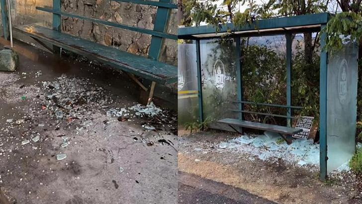 Beykoz'da otobüs duraklarının camlarını kıran 2 şüpheli yakalandı