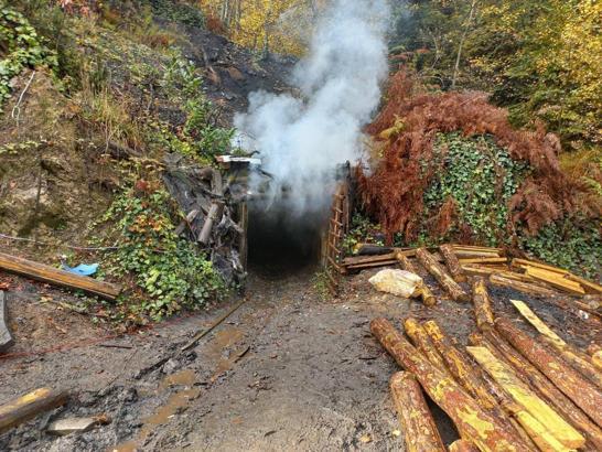 Zonguldak’ta 7 kaçak maden ocağı imha edildi
