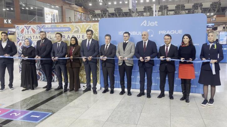 AJet İstanbul Prag seferlerine başladı