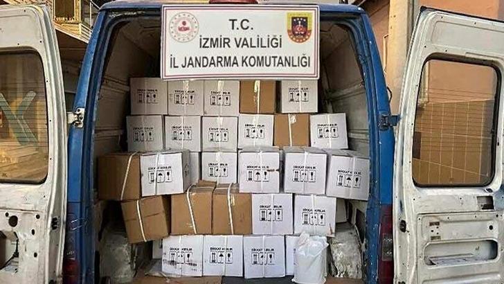 İzmir'de yeni yıl öncesinde 4 bin 130 litre kaçak etil alkol ele geçirildi