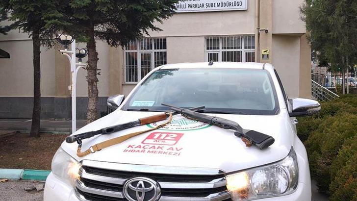 Erzincan'da kaçak avcılara 975 bin lira ceza