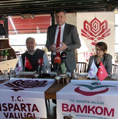 Isparta'da bağımlılıkla mücadele toplantısı