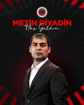 Gençlerbirliği’nin yeni teknik direktörü Metin Diyadin oldu