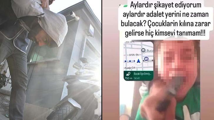 Çocuklarının boğazına bıçak dayayan babaya tahliye