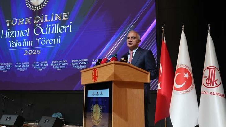 'Türk Diline Hizmet Ödülleri' sahiplerini buldu