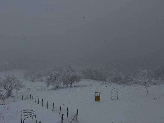 Samsun'un yüksek kesimlerinde kar etkili oldu