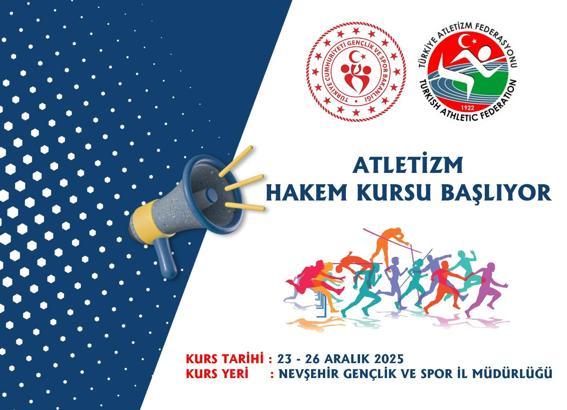 Nevşehir’de ‘Atletizm Hakemlik Kursu’ başlıyor