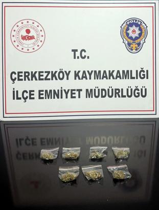 Çerkezköy’de uyuşturucu operasyonlarında 3 şüpheli tutuklandı