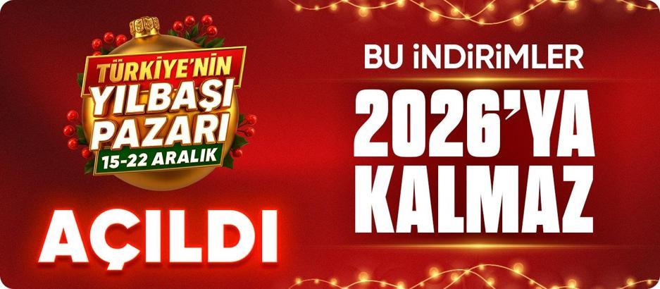 Hepsiburada’da online yılbaşı pazarı açıldı